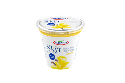 PIĄTNICA Jogurt Skyr 450g waniliowy /6/