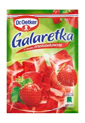 DR Galaretka truskawkowa 72g /30