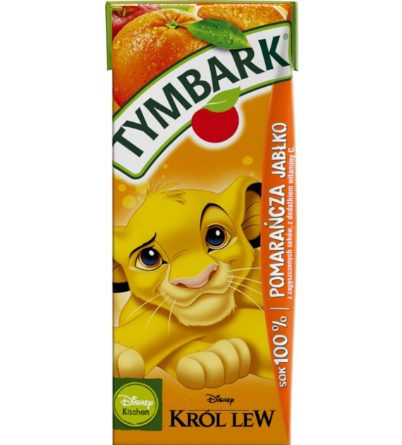 TYMBARK  Sok pomar-jabłko karton 200ml/27