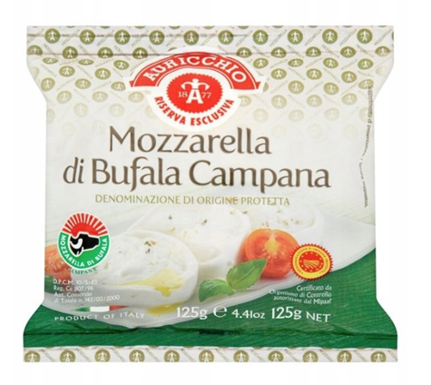AURICCHIO Mozzarella di bufala DOP 125g /16/