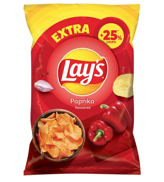 LAYS Chipsy paprykowe 163g/9