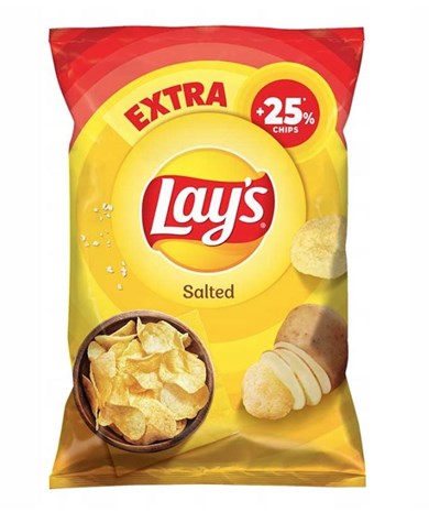 LAYS Chipsy solone 163g/9