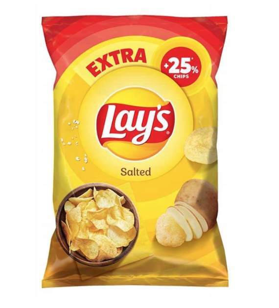 LAYS Chipsy solone 163g/9
