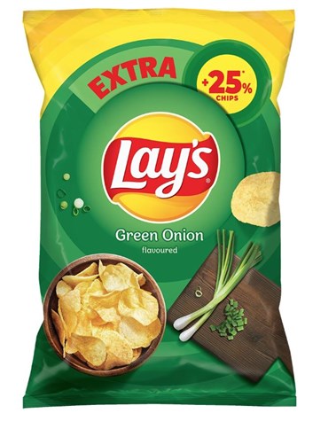 LAYS Chipsy zielona cebulka 163g/9