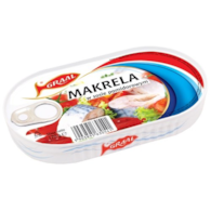 GRAAL Makrela w sosie pomidorowym 170g /15