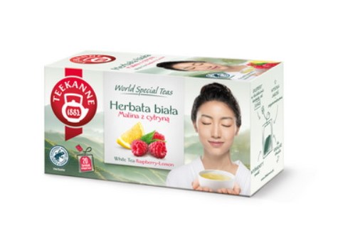 TEEKANNE Herbata EX. biała malina-cytryna 20t/12