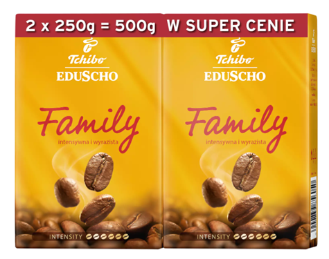 TCHIBO Kawa mielona Family 2x250g /1