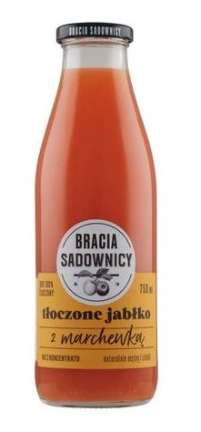 BRACIA SADOWNICY 750ml Sok tłoczony jabł/march /6