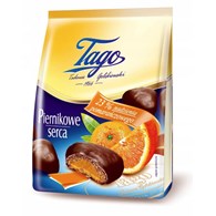 TAGO Pierniki w czekoladzie pomarańczowe 160g/12