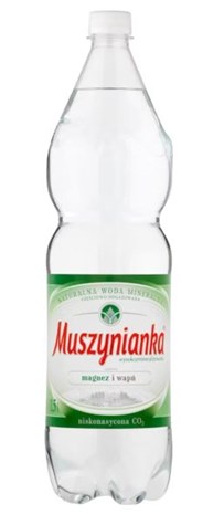 WK.MUSZYNIANKA Woda niegazowana zielona 1.5l/6