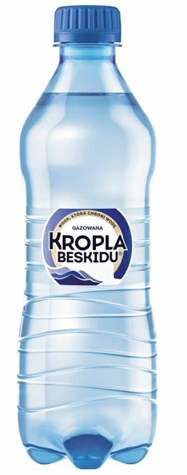 WK.KROPLA BESKIDU Woda gazowana 0,5l/12