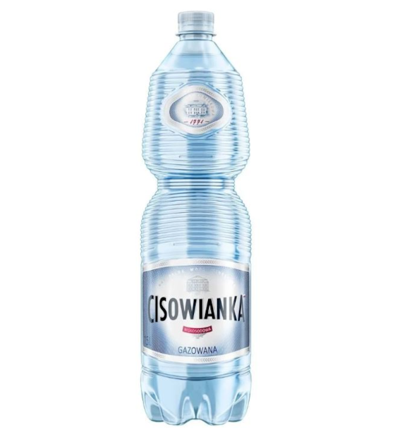 WK.CISOWIANKA Woda gazowana 1,5l/6
