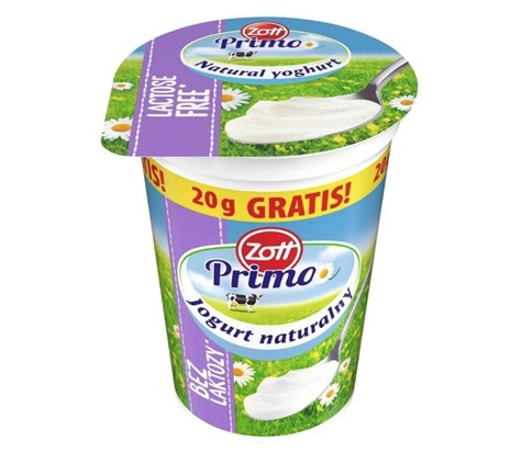 ZOTT Jogurt naturalny bez lakt 180g+20g GRATIS /20