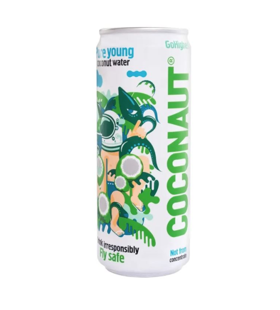 WK.COCONAUT Woda z młodego kokosa puszka 320ml/24