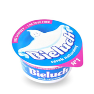 BIELUCH  Serek naturalny bez laktozy 150g /12