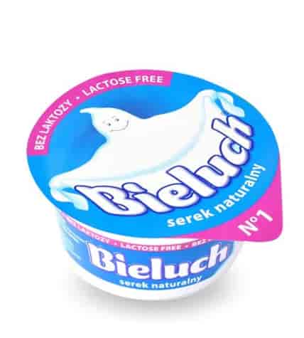BIELUCH  Serek naturalny bez laktozy 150g /12