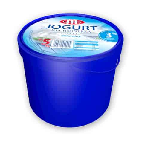 MLEKOVITA G Jogurt Kuchmistrza 3% naturalny 5kg /1