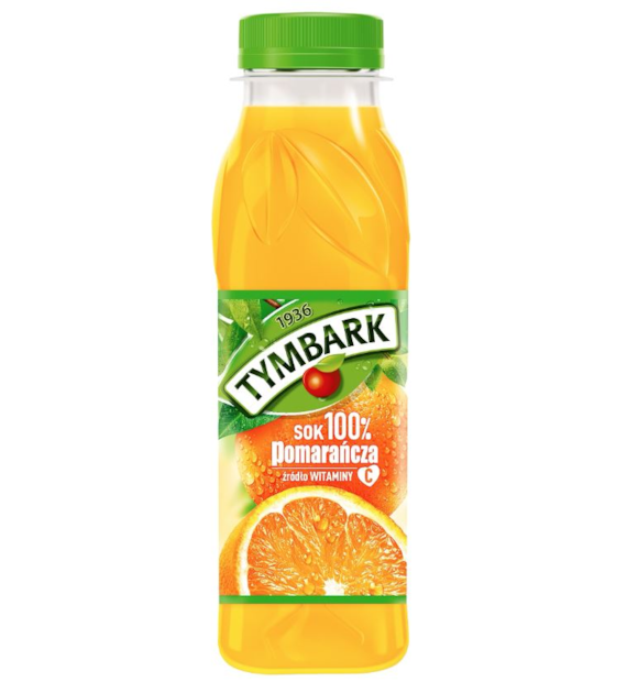 WK.TYMBARK Sok pomarańczowy PET 300ml/12