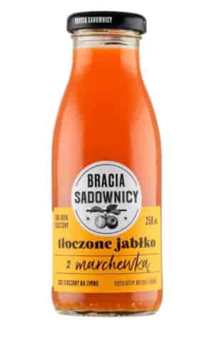 BRACIA SADOWNICY 250ml Sok tłocz. jabł/mar /8