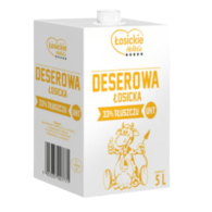 LAKTOPOL Kremówka Łosicka UHT 33% 5l /1