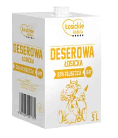 LAKTOPOL Kremówka Łosicka UHT 33% 5l /1