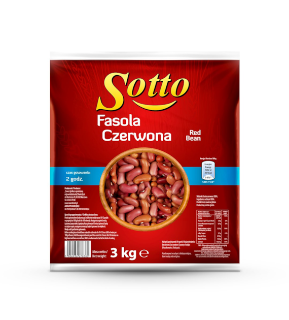 SAWEX SOTTO Fasola czerwona sucha 3kg /szt/