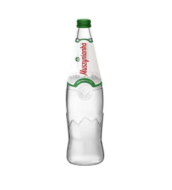 W.  MUSZYNIANKA Woda niegazowana szkło 0,7l/6