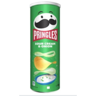 PRINGLES SOUR CREAM&ONION tuba 165g/19