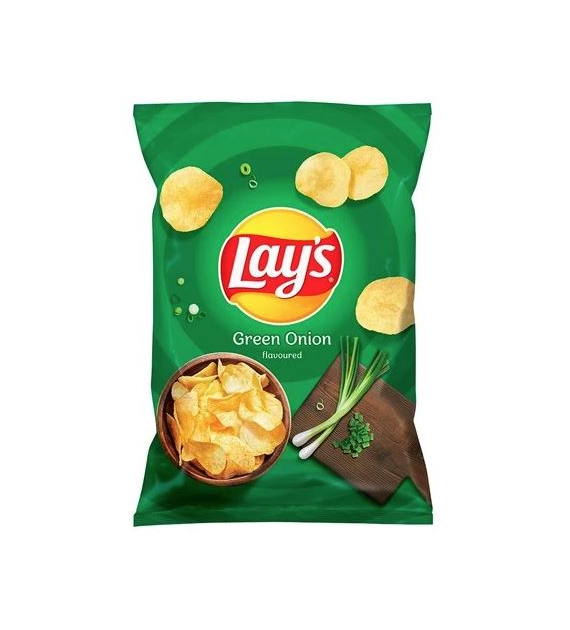 LAYS Chipsy zielona cebulka 130g/10