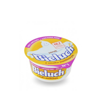 BIELUCH  Serek waniliowy bez laktozy 150g /12