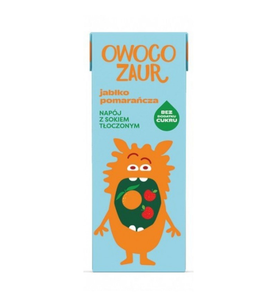 CYMES Napój OWOCOZAUR jabłko-pomarań NFC 200ml/27