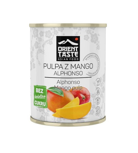 GREEK Pulpa mango Alphonso b/cukru 3100g/6