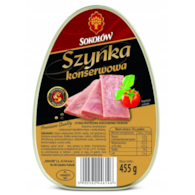 SOKOŁÓW Szynka konserwowa PREMIUM owal 455g