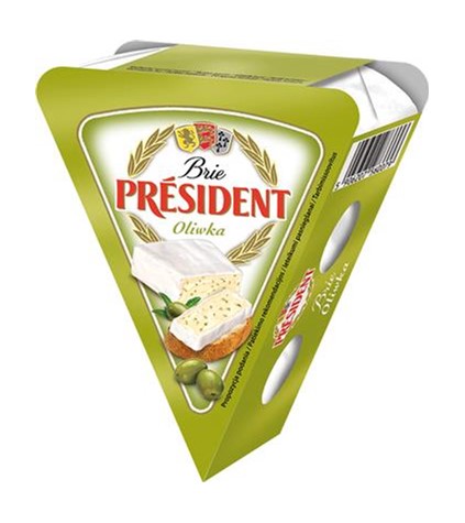 PRESIDENT Brie 125g oliwka /12/