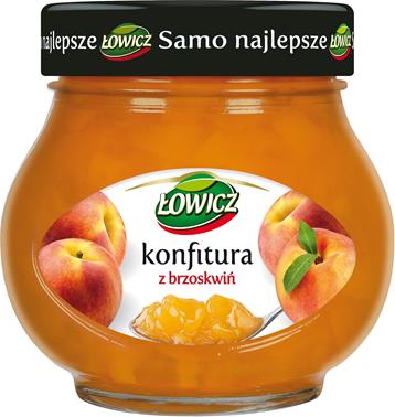 ŁOWICZ Konfitura 240g brzoskwiniowa /8/*4