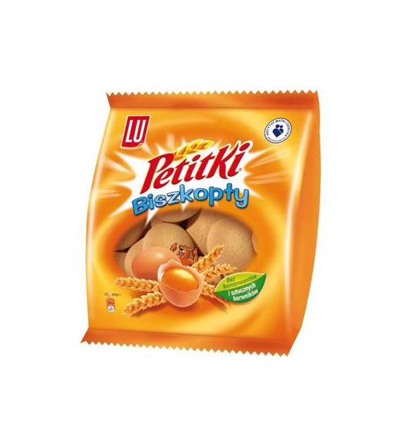 LU PETITKI Biszkopty okrągłe 120g /10