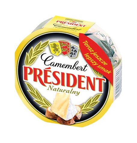 PRESIDENT Camembert 120g naturalny /16/