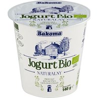 BAKOMA Jogurt BIO 140g naturalny /20
