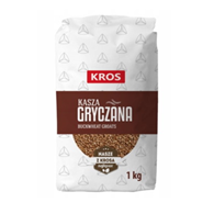 KROS Kasza gryczana folia 1kg /10