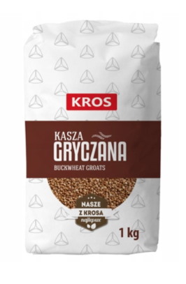 KROS Kasza gryczana folia 1kg /10
