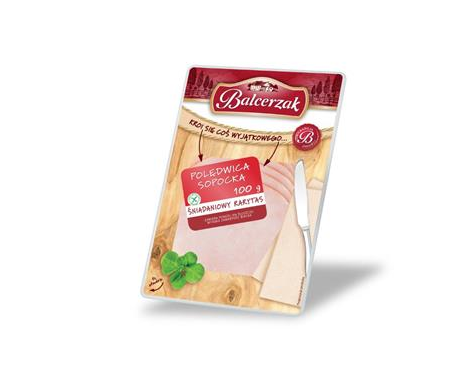 W- BALCERZAK Plastry 100g polędwica sopocka /10