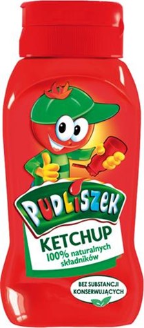 PUDLISZKI ketchup 275g dla dzieci /10/