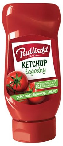 PUDLISZKI Ketchup 480g łagodny plastik /8/