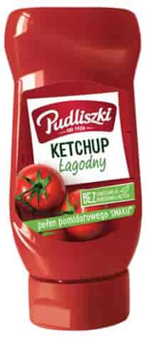 PUDLISZKI Ketchup łagodny plastik 480g /8