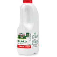 PIĄTNICA Mleko wiejskie 3,2% 1l butelka /6