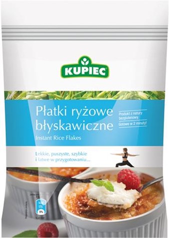 KUPIEC Płatki ryżowe 250g folia /6/