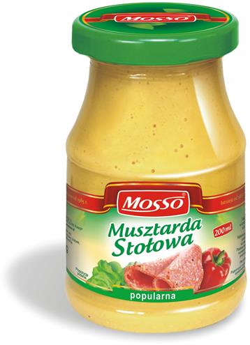 MOSSO Musztarda  200ml stołowa /10/