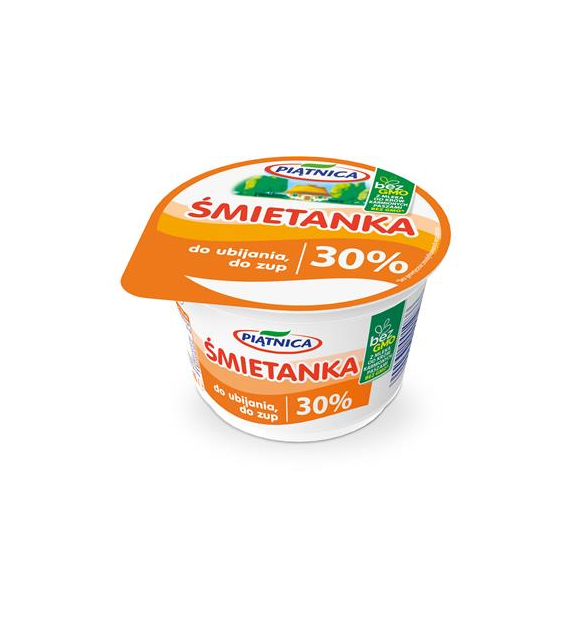 PIĄTNICA Śmietana 30% 200g /12
