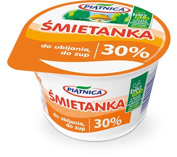 PIĄTNICA Śmietana 30% 200g /12/