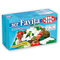 MLEKOVITA Ser feta FAVITA 18% niebieska 270g /6